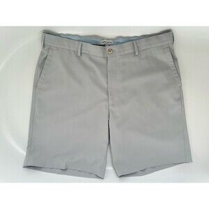 Peter Millar Salem Performance Golf Shorts Men’s Size 38 Light Gray Stretch